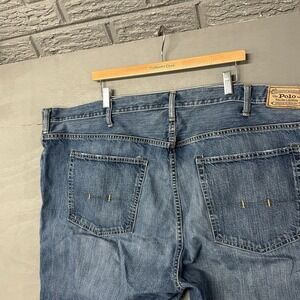 Ralph Lauren Jeans Sz 50B/32 Mens Straight Classic 867 Blue Denim Pants